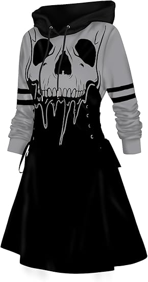 DRESSFO - sugar skull dress womens