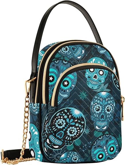 Cell Phone Purse Crossbody Handbag Durable Shoulder Bag - sugar skull handbags for sale