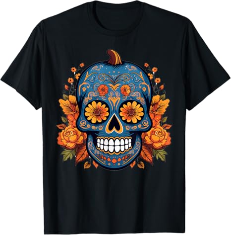 Thanksgiving Shirts Sugar Skull For Men Women Kids - sugar skull pajamas womens