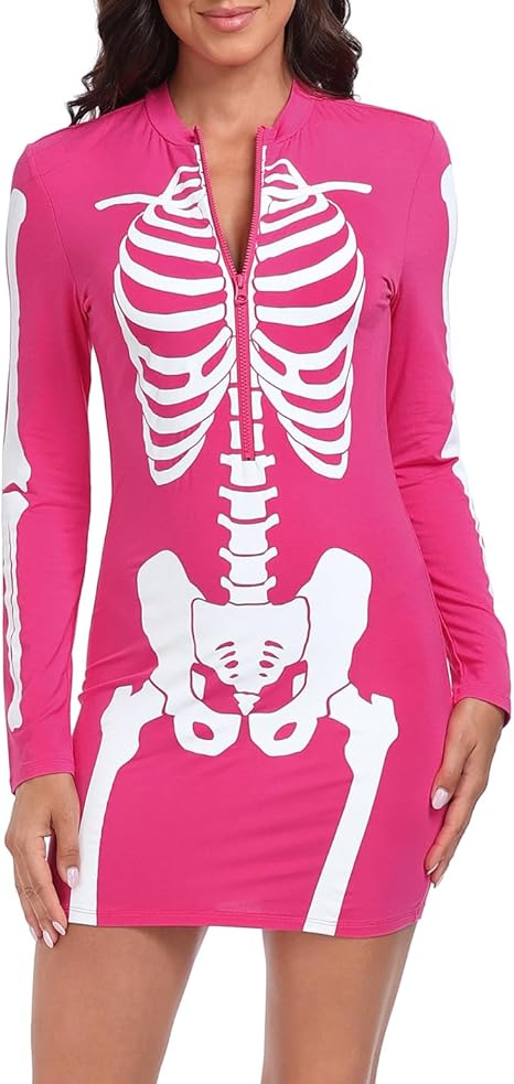 HDE - sugar skull dress womens