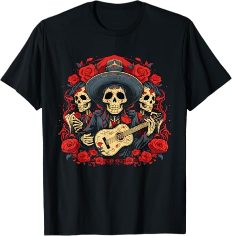 Sugar Skull - Dia De Los Muertos - sugar skull t-shirt womens
