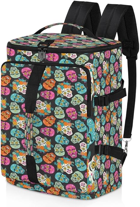 QsirBC - sugar skull luggage set