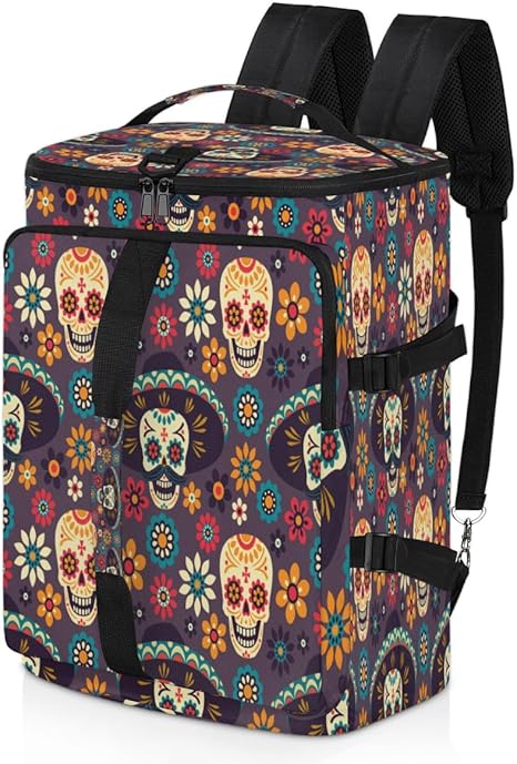 QsirBC - sugar skull luggage set