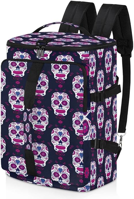 QsirBC - sugar skull luggage set