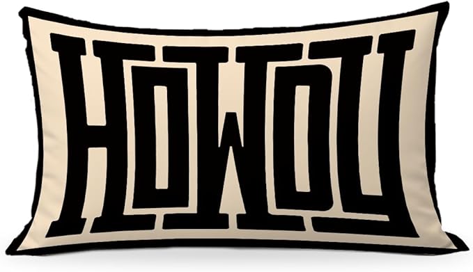 Howdy Pillow Cover 12x20, Western Southwestern Throw Pillows Cover for Cowgirl Cowboy Room Bedroom College Dorm Decor, Western Decor for Home - sugar skull throw pillow