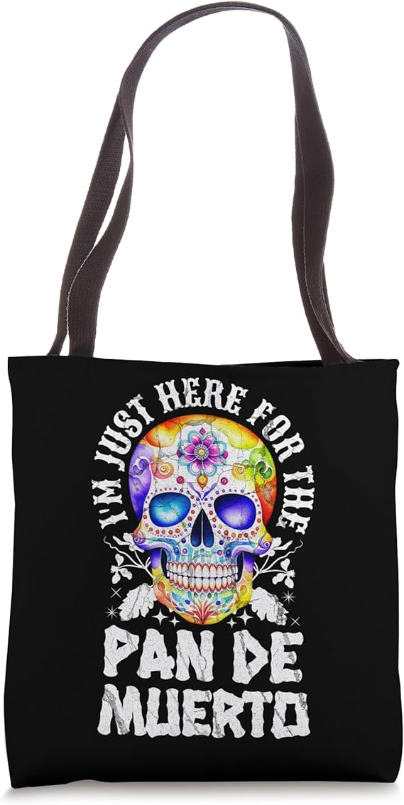 Sugar Skull Mexico Holiday Deceased Dia De Los Muertos Tote Bag - sugar skull handbags for sale