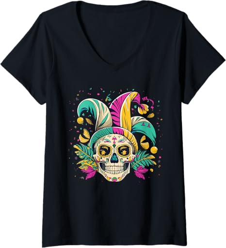 Sugar Skull Mardi Gras Party Apparel - sugar skull beanie