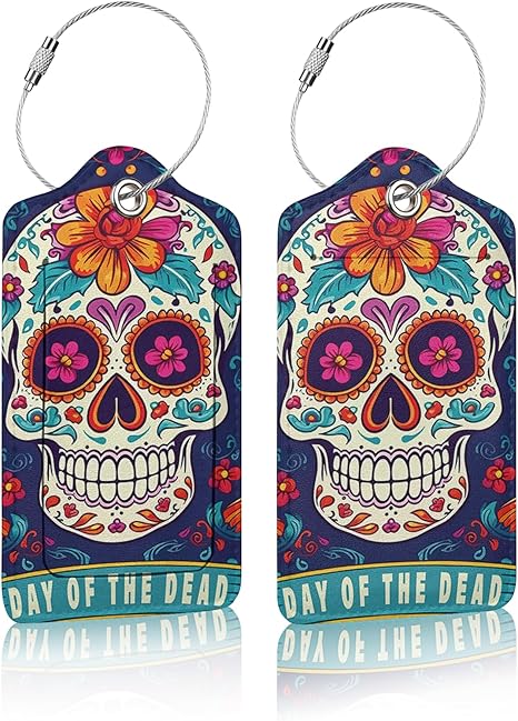 mountanlly - sugar skull luggage set