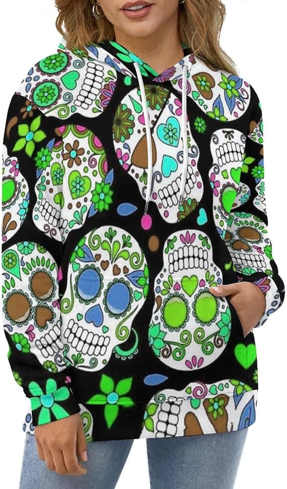 Supdreamc - sugar skull sweatshirt womens