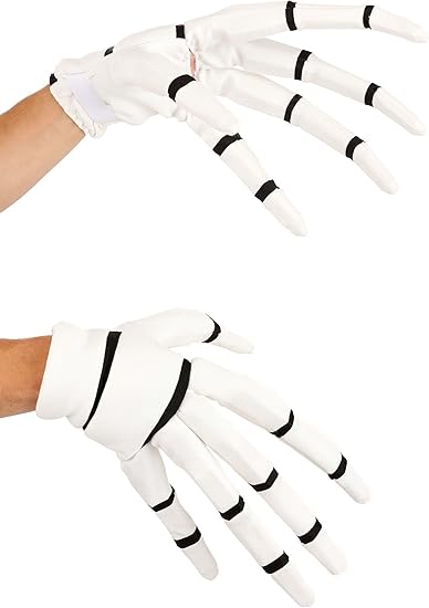 Fun Costumes - sugar skull winter gloves