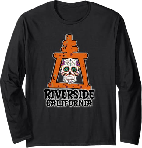 Raincross Retail - sugar skull long sleeve shirt mens