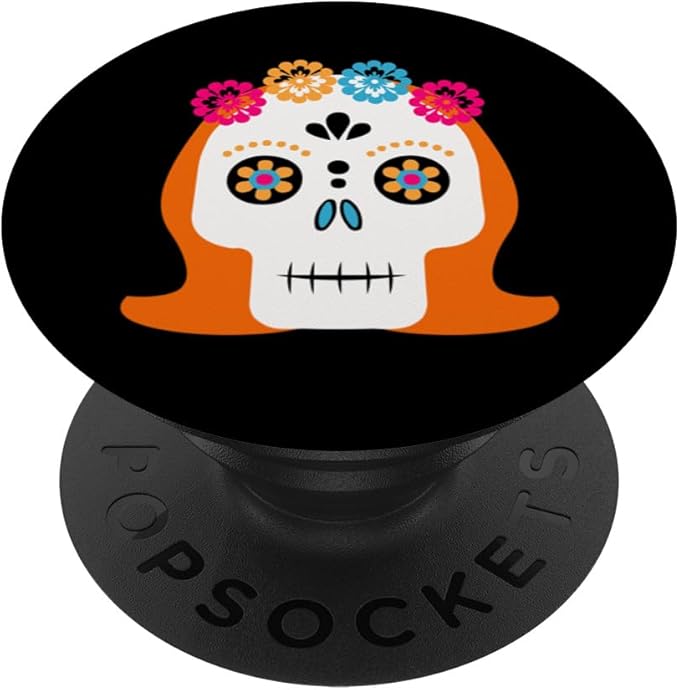 Dia De Los Muertos Sugar Skull Tattoo Calavera Bride Couple PopSockets Standard PopGrip - sugar skull temporary tattoo