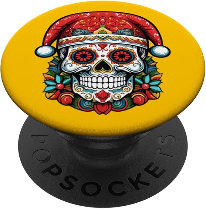 Mexico Christmas Los Muertos Symbol Mens Womens - sugar skull beanie