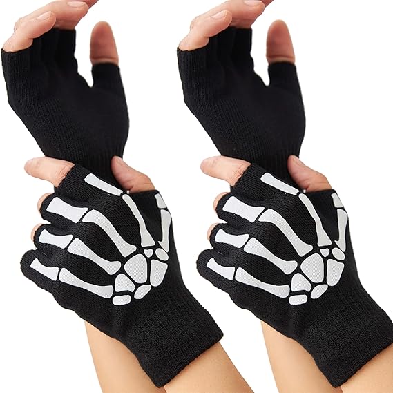 OTPEH - sugar skull winter gloves