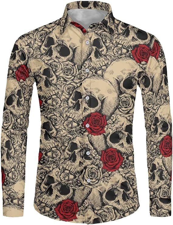 AmzPrint - sugar skull dress womens