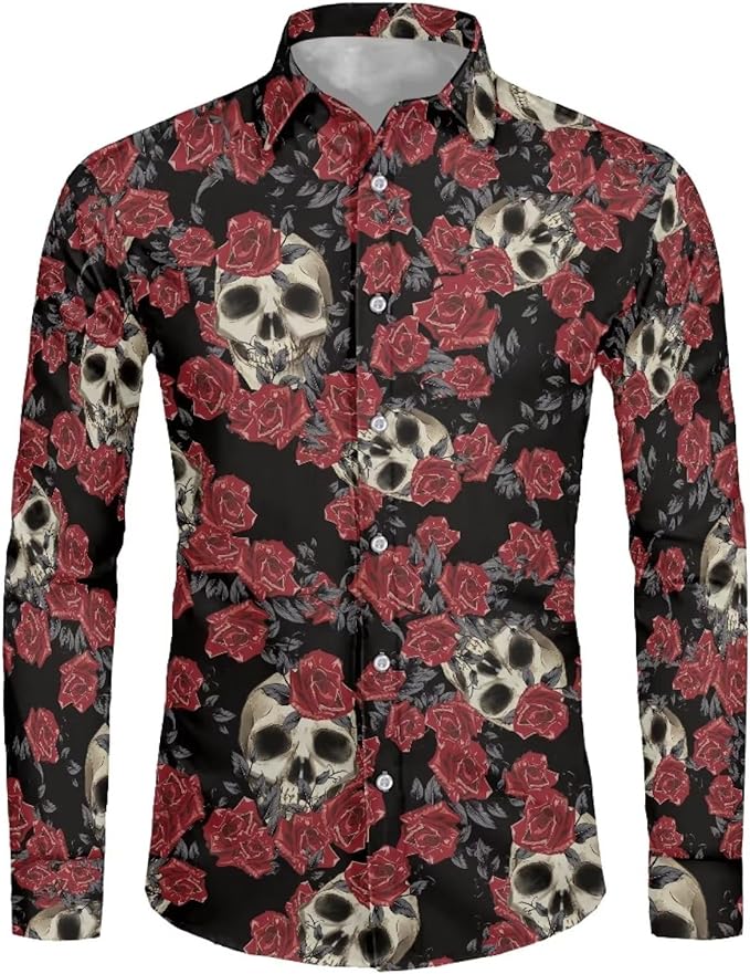 AmzPrint - sugar skull dress womens