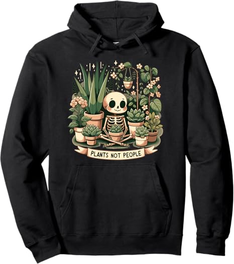 Botanical Bone Designs - sugar skull hoodie mens
