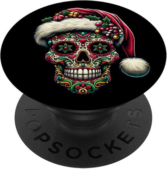 Festive Skull Couture - sugar skull beanie