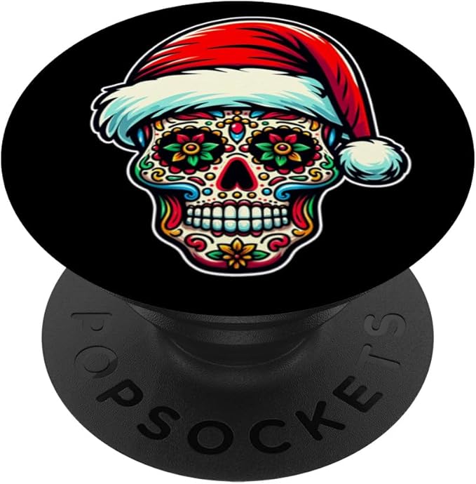 Festive Skull Couture - sugar skull beanie