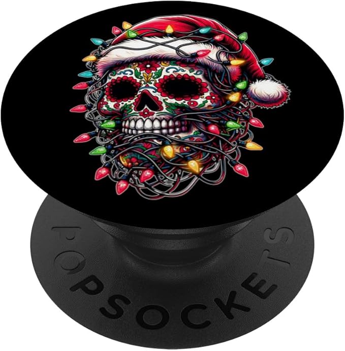 Festive Skull Couture - sugar skull beanie