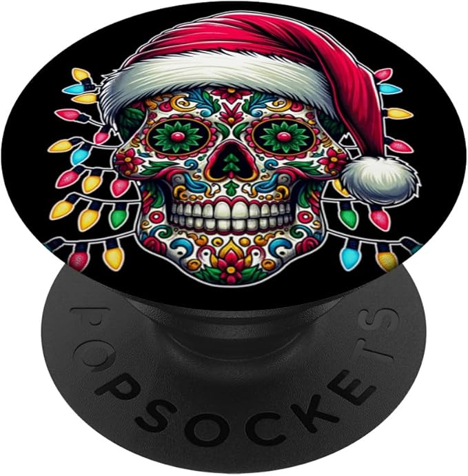 Festive Skull Couture - sugar skull beanie