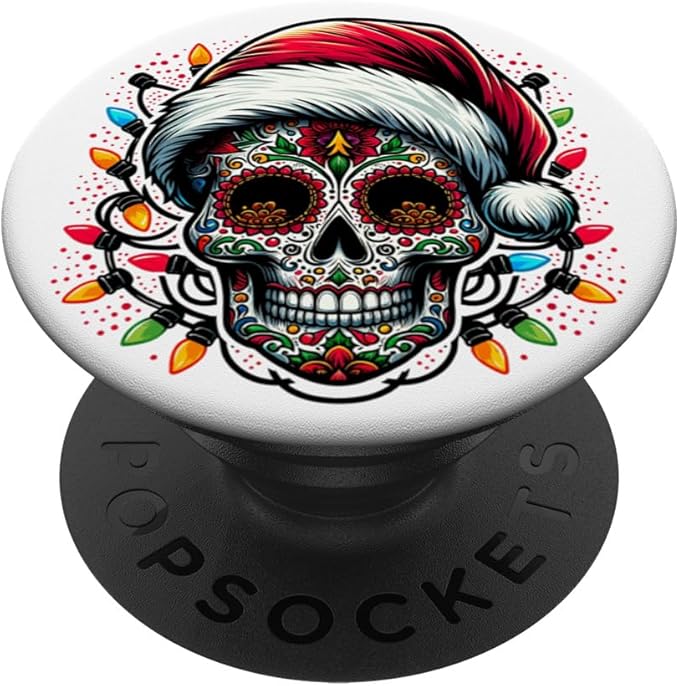 Festive Skull Couture - sugar skull beanie