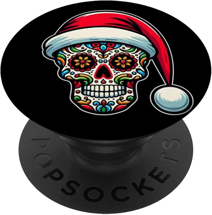 Festive Skull Couture - sugar skull beanie