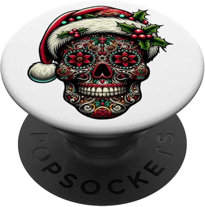 Festive Skull Couture - sugar skull beanie