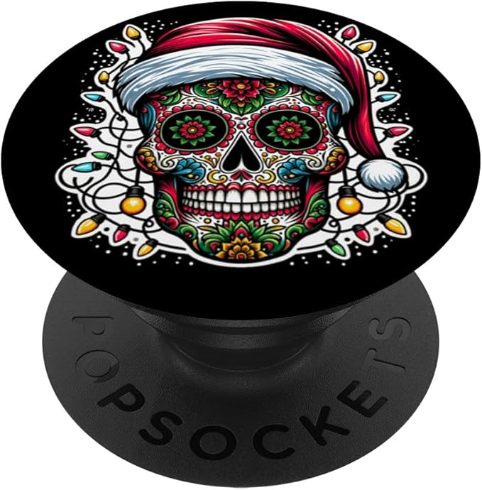 Festive Skull Couture - sugar skull beanie