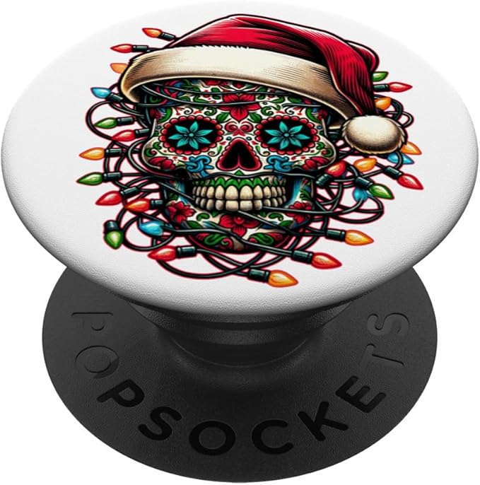 Festive Skull Couture - sugar skull beanie