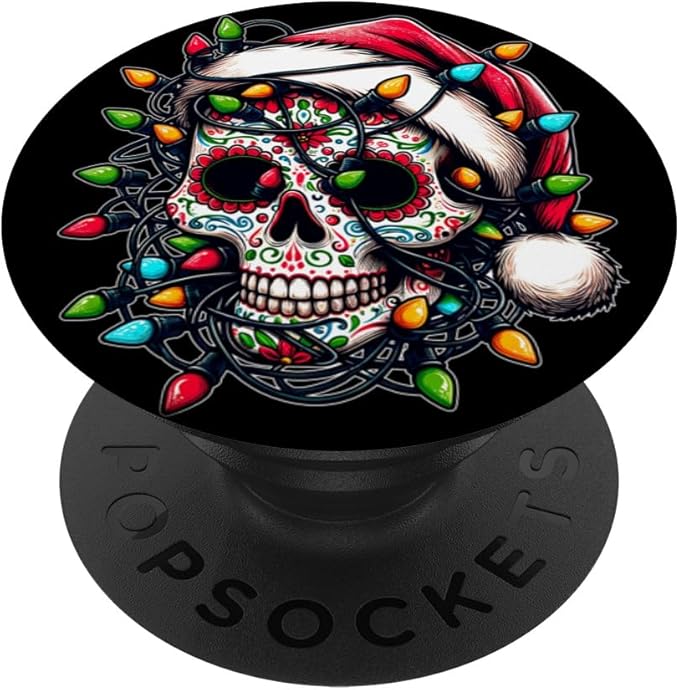 Festive Skull Couture - sugar skull beanie