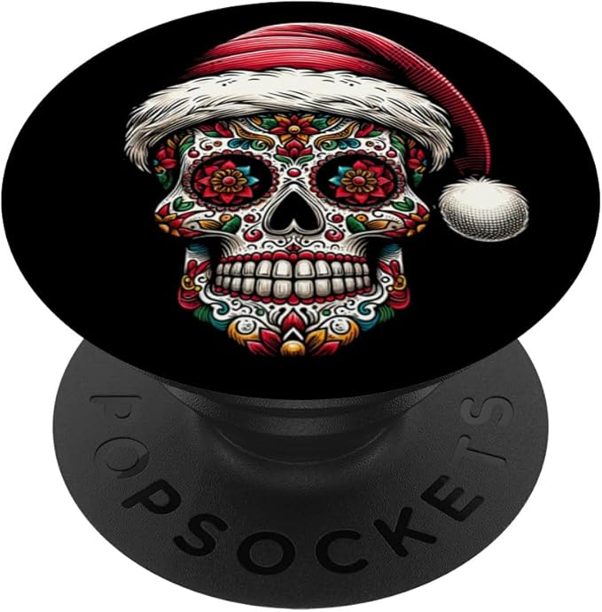 Festive Skull Couture - sugar skull beanie