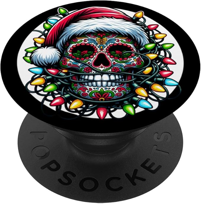 Festive Skull Couture - sugar skull beanie