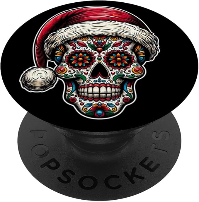 Festive Skull Couture - sugar skull beanie