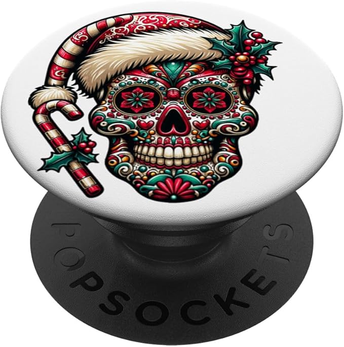 Festive Skull Couture - sugar skull beanie