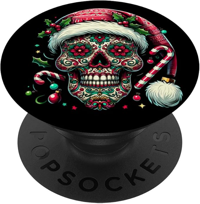 Festive Skull Couture - sugar skull beanie