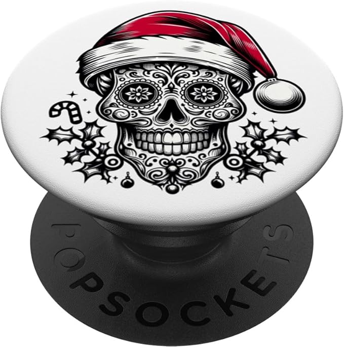 Festive Skull Couture - sugar skull beanie