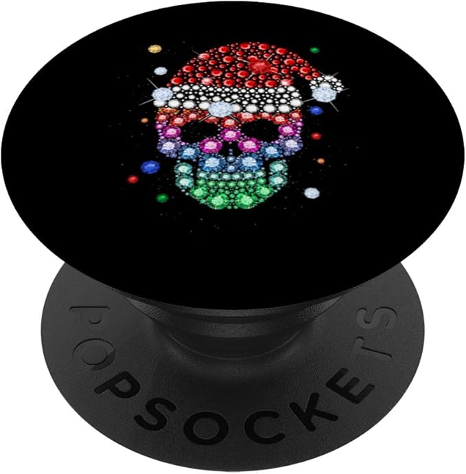 Sugar Skull Santa Hat Merry Christmas - sugar skull beanie