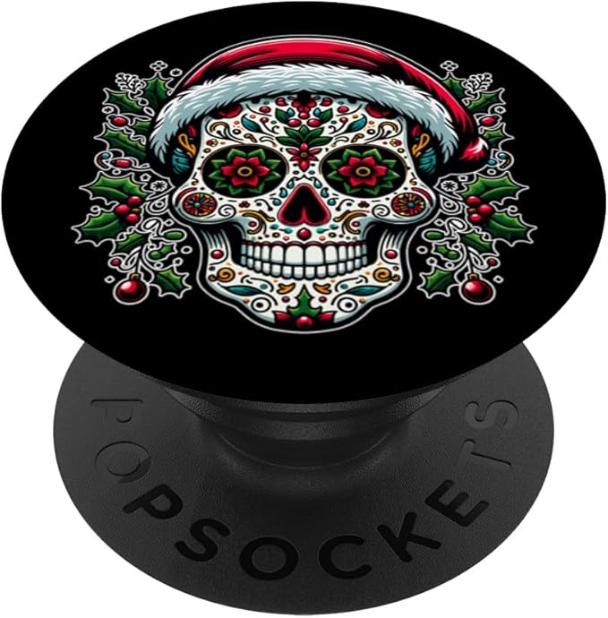 Xmas Sugar Skull Matching Designs Idea - sugar skull beanie