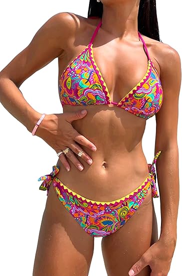 COZYEASE - sugar skull bikini set