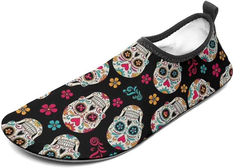 WOEZKEX - sugar skull socks womens