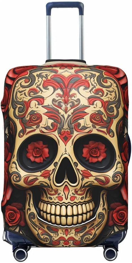 BTCOWZRV - sugar skull luggage set