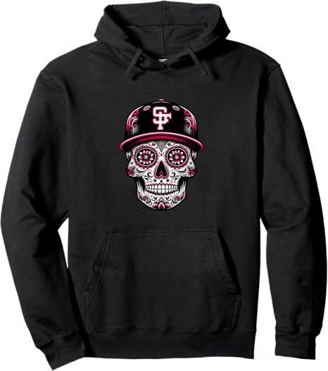 Desing Sugar Skull Stylish Mexican Day SF Design - sugar skull hoodie mens