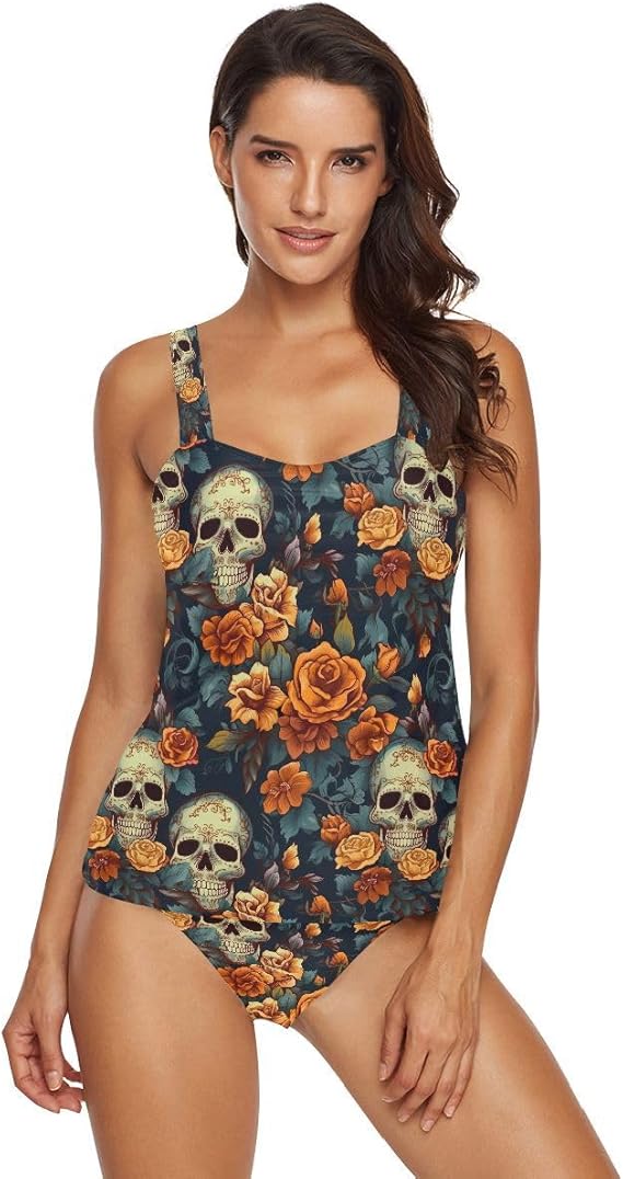 UMIRIKO - sugar skull bikini set