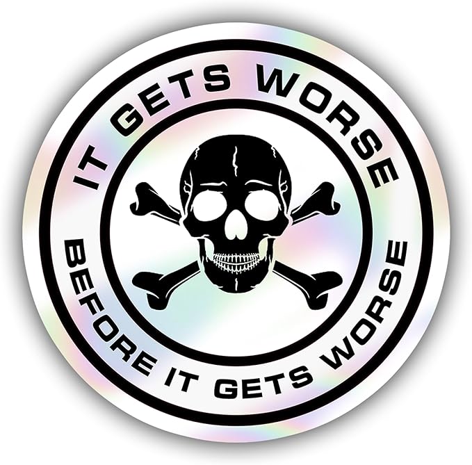 314PI 3pcs Holographic Skull Stickers, Water Resistant, Vinyl, Black, Contemporary Style, Reusable, Round Shape, Meme Theme, For Car, Laptop, Phone, Computer - sugar skull vinyl sticker