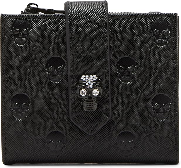 Skullicious Bifold - sugar skull wallets for women