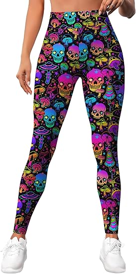 MSBHH - sugar skull leggings for women