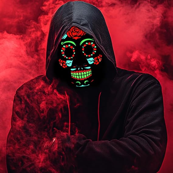 MineIdea - sugar skull face mask