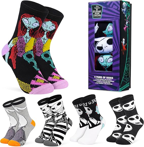 Disney - sugar skull socks womens