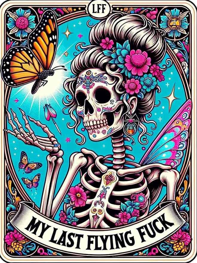 Meothan Skull Diamond Art Kits for Adults-Skull Last Flying Diamond Painting Kits for Adults Beginners, 5D DIY Full Drill Round Rhinestone Gem Art Crafts Paintings for Home Wall Decor 12"x16" - sugar skull canvas wall art